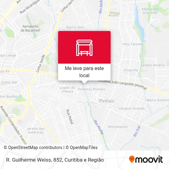 R. Guilherme Weiss, 852 mapa