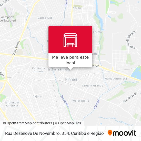 Rua Dezenove De Novembro, 354 mapa