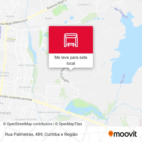 Rua Palmeiras, 489 mapa