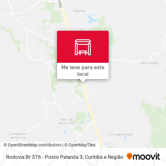 Rodovia Br 376 - Posto Pelanda 3 mapa