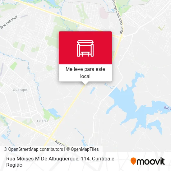Rua Moises M De Albuquerque, 114 mapa