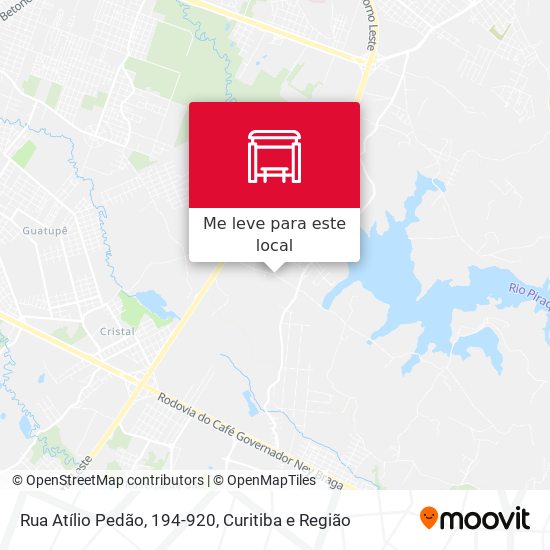 Rua Atílio Pedão, 194-920 mapa
