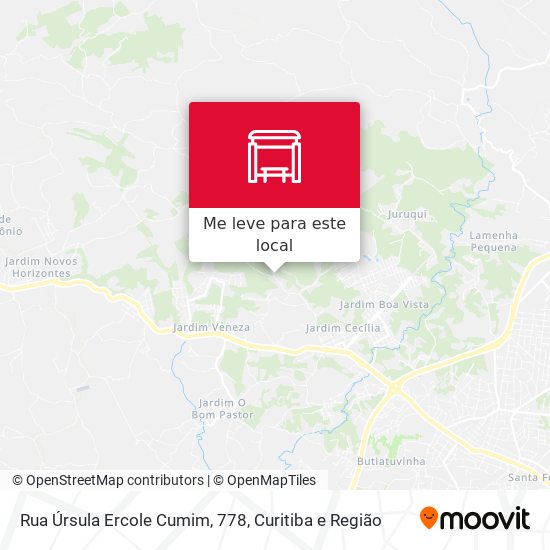 Rua Úrsula Ercole Cumim, 778 mapa