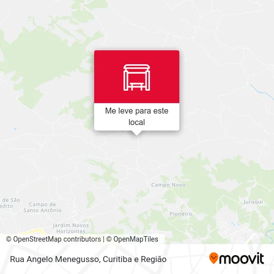 Rua Angelo Menegusso mapa
