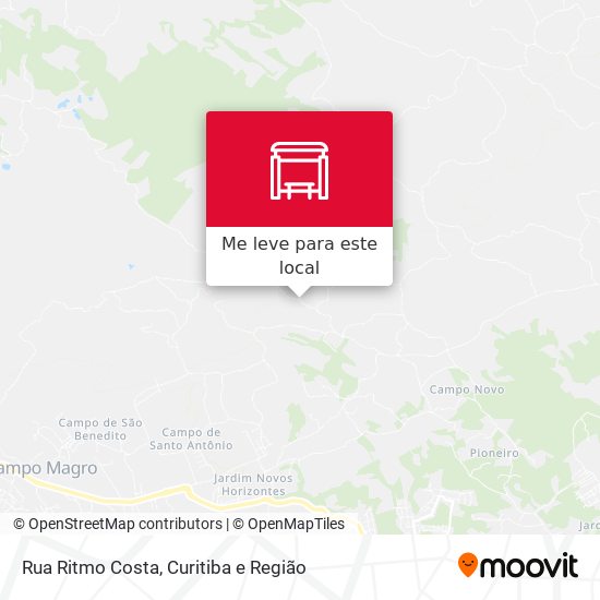 Rua Ritmo Costa mapa