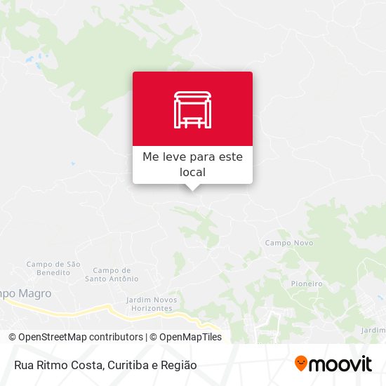 Rua Ritmo Costa mapa
