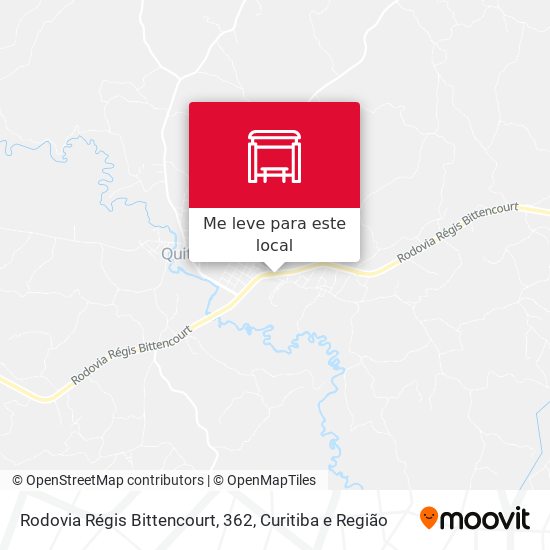Rodovia Régis Bittencourt, 362 mapa