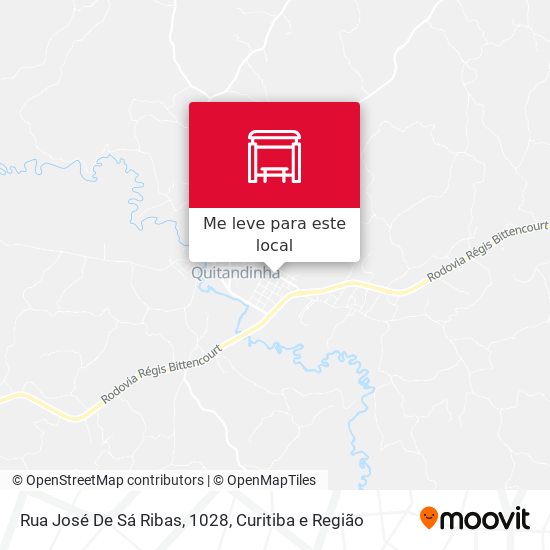 Rua José De Sá Ribas, 1028 mapa