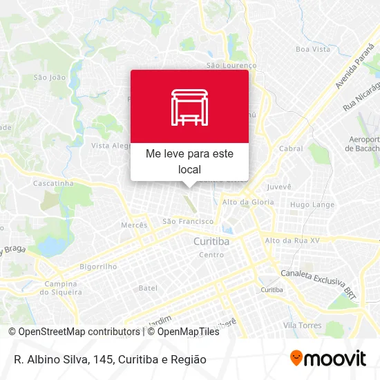 R. Albino Silva, 145 mapa