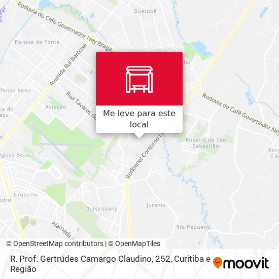 R. Prof. Gertrúdes Camargo Claudino, 252 mapa