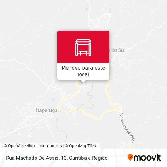 Rua Machado De Assis, 13 mapa