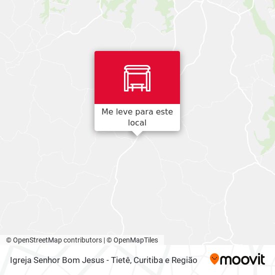 Igreja Senhor Bom Jesus - Tietê mapa