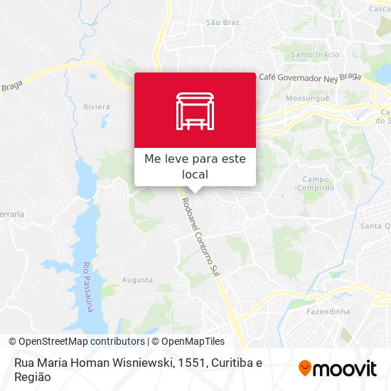 Rua Maria Homan Wisniewski, 1551 mapa