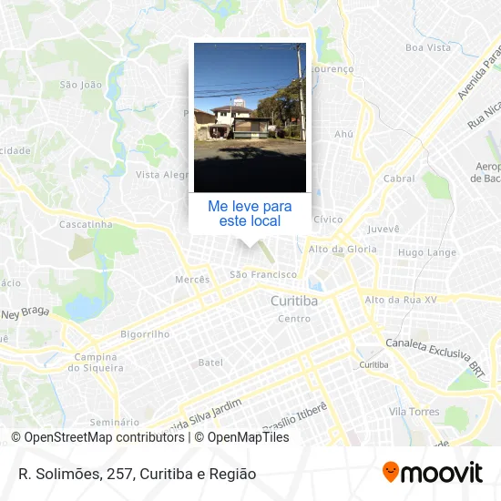 R. Solimões, 257 mapa