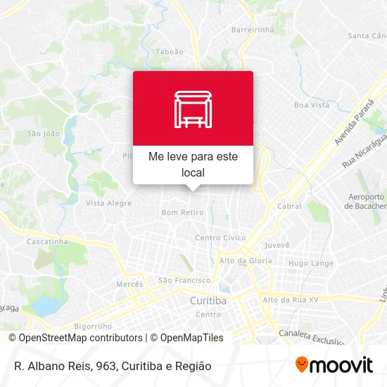 R. Albano Reis, 963 mapa