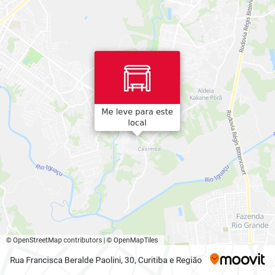 Rua Francisca Beralde Paolini, 30 mapa