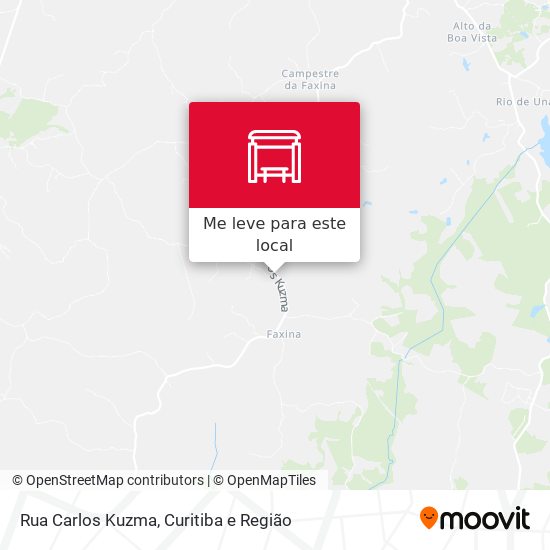 Rua Carlos Kuzma mapa