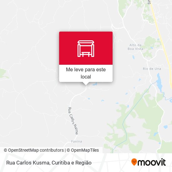 Rua Carlos Kusma mapa