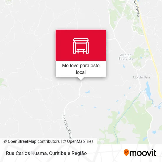 Rua Carlos Kusma mapa