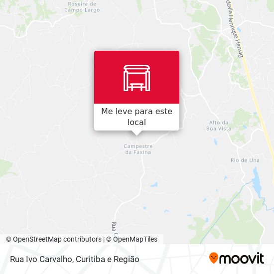 Rua Ivo Carvalho mapa