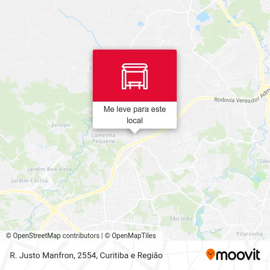 R. Justo Manfron, 2554 mapa