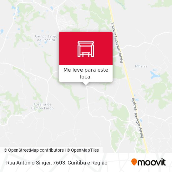 Rua Antonio Singer, 7603 mapa