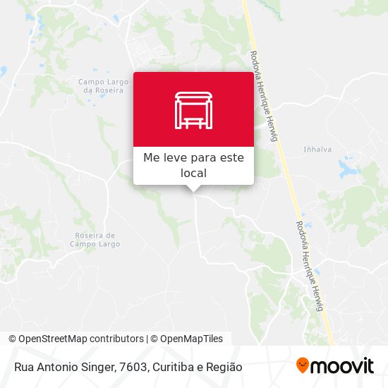 Rua Antonio Singer, 7603 mapa