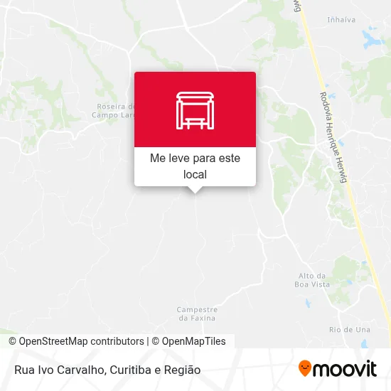 Rua Ivo Carvalho mapa