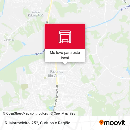R. Marmeleiro, 252 mapa