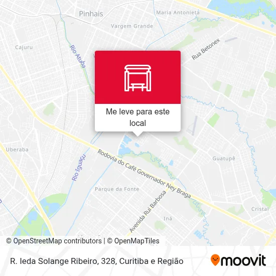 R. Ieda Solange Ribeiro, 328 mapa