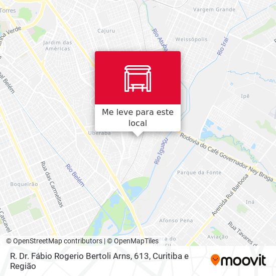 R. Dr. Fábio Rogerio Bertoli Arns, 613 mapa