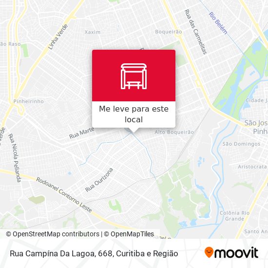 Rua Campína Da Lagoa, 668 mapa