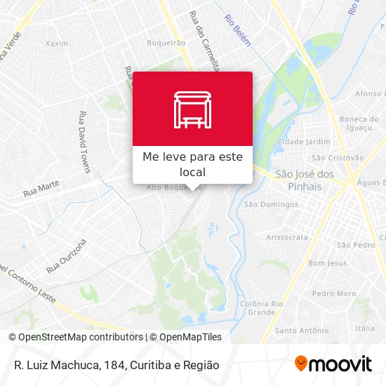R. Luiz Machuca, 184 mapa