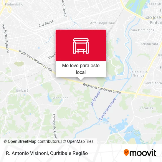 R. Antonio Visinoni mapa
