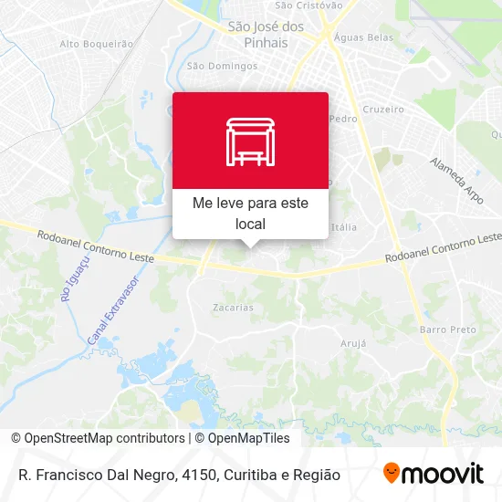 R. Francisco Dal Negro, 4150 mapa