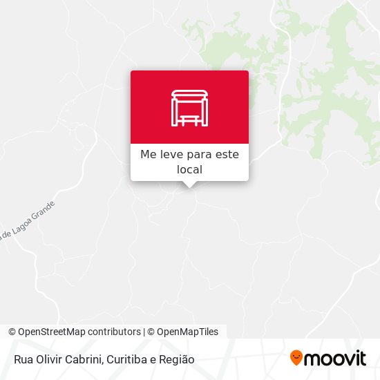 Rua Olivir Cabrini mapa