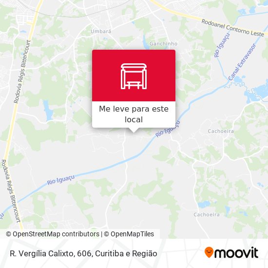 R. Vergília Calixto, 606 mapa
