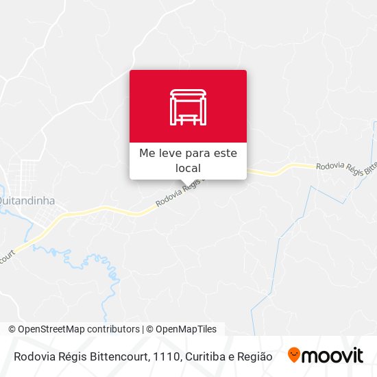 Rodovia Régis Bittencourt, 1110 mapa