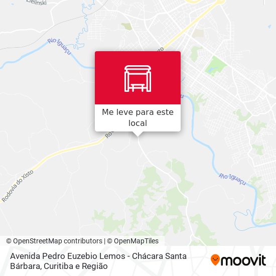 Avenida Pedro Euzebio Lemos - Chácara Santa Bárbara mapa
