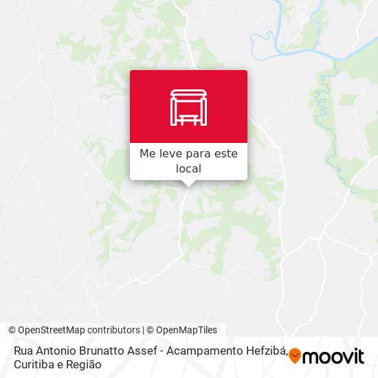 Rua Antonio Brunatto Assef - Acampamento Hefzibá mapa