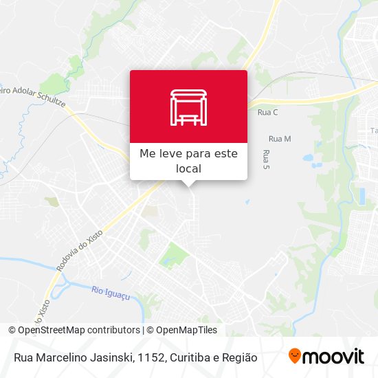 Rua Marcelino Jasinski, 1152 mapa