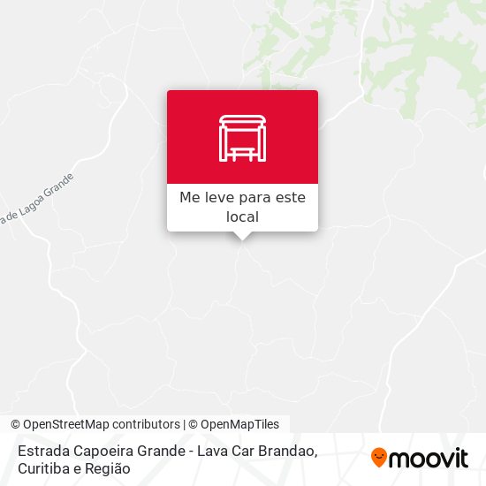 Estrada Capoeira Grande  - Lava Car Brandao mapa