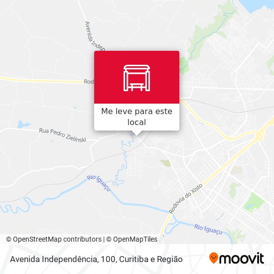 Avenida Independência, 100 mapa