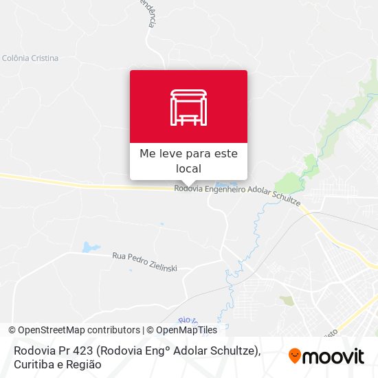 Rodovia Pr 423 (Rodovia Engº Adolar Schultze) mapa