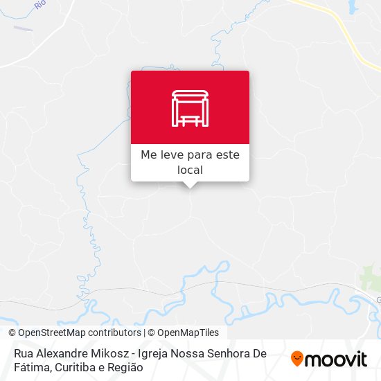 Rua Alexandre Mikosz - Igreja Nossa Senhora De Fátima mapa