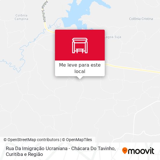 Rua Da Imigração Ucraniana - Chácara Do Tavinho mapa