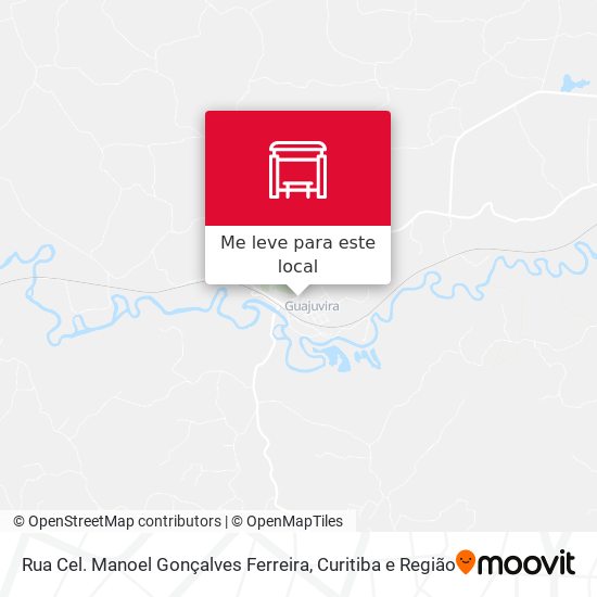 Rua Cel. Manoel Gonçalves Ferreira mapa