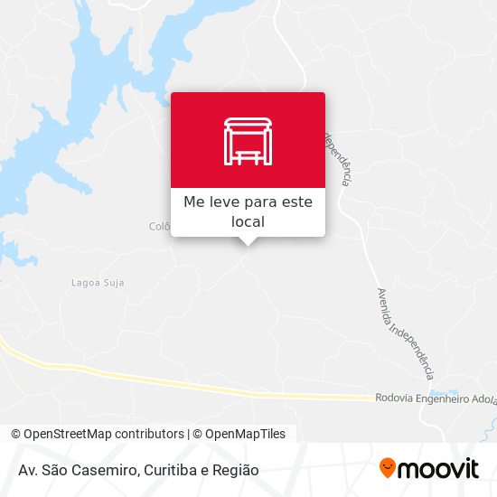 Av. São Casemiro mapa