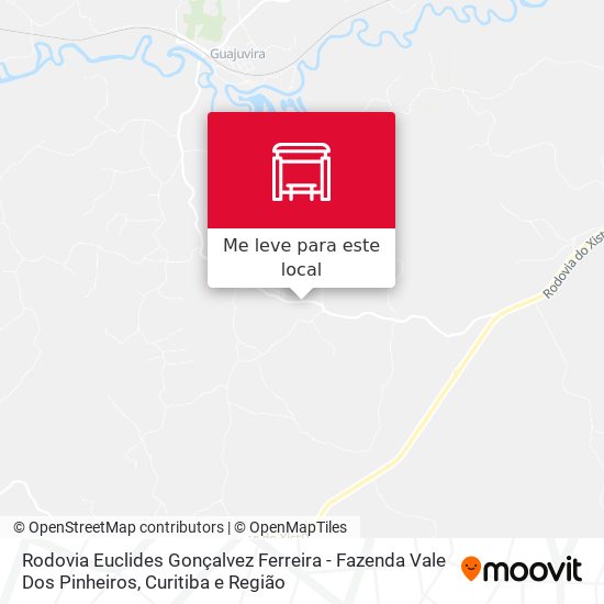 Rodovia Euclides Gonçalvez Ferreira - Fazenda Vale Dos Pinheiros mapa