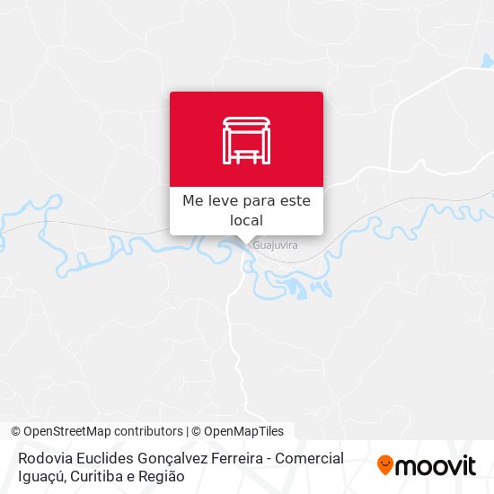 Rodovia Euclides Gonçalvez Ferreira - Comercial Iguaçú mapa